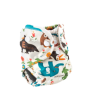 All-In-Two Buttons Diaper Cover ALPHABET ANIMALS - One-Size (4 - 16kg)
